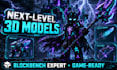 make high quality models in blockbench
