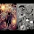 create superhero manga comic pages with dynamic action