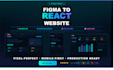 convert figma design to react website using tailwind CSS