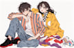 draw anime couple illustration