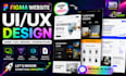 do figma website design, website UI UX design, UI UX design