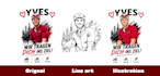 convert artwork into print ready vector files for apparel printing