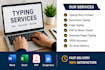 provide professional malayalam typing and data entry services