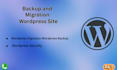 backup and migrate website