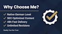 write professional german blog posts and SEO articles