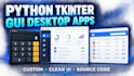 create, fix, or improve a python tkinter gui application