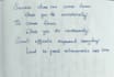 write neat handwritten notes and letters