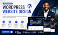 design modern wordpress website, redesign website, and elementor pro webs