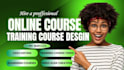design online training course video course creation interactive elearning video