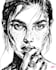 create a professional sketch with black ink art style