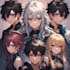 draw characters in a painted anime style