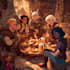 do group party character art, dnd party