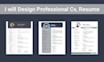 design editable resume CV in canva