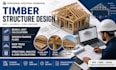 beam joist timber structure wooden framing truss structural plan and calculation