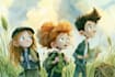 watercolor children book illustration