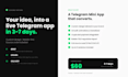 build a beautiful telegram mini app for your business