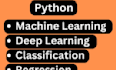 do python programming, scripting, and machine learning projects