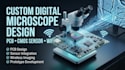 design a custom digital microscope pcb with cmos sensor and wifi