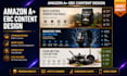 design amazon listing images, infographics and ebc