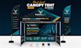 design canopy tents and  feather flags