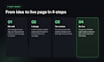 design and develop a professional landing page
