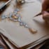 do a quick jewelry sketch design your concept