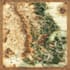draw a detailed hand drawn fantasy map
