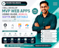 develop mvp web apps using glide adalo expert softr and airtable, appsheet