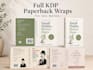 design a full KDP paperback cover with spine