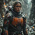do do sci fi character illustration ,sci fi charater concept art illustration