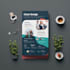 design a clean professional flyer