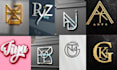 create a unique and stylish name logo design