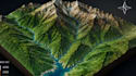 design topographical maps and plans, 3d terrain, landscape modeling, bathymetry