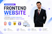 build complete responsive frontend website or custom website