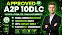 do a2p 10dlc registration tcr compliant  simple website
