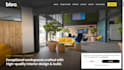 design interior design website, architecture website and modern portfolio site