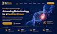build biotech website, biotech UI UX design biotech webflow biotech website