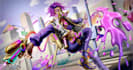 create stylized character game splash art