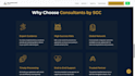 develop a business website with dynamic services dashboard