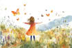 draw a watercolor illustration