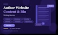 write author website content and author bio