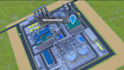 create 3d industrial animation hydrogen plant and energy facility visualization