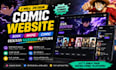 design, redesign, and develop a professional comic website for your comic
