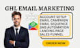 do gohighlevel email campaign ghl email sequence sms workflow email marketing va