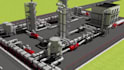 create realistic 3d industrial plant animation and process simulation
