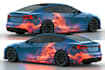 design a custom vehicle wrap, cars, pickups, trailers,