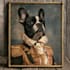 custom royal pet portrait cat portrait, dog portrait