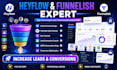 design heyflow funnelish funnel, quiz funnel, lead generation funnel
