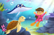 illustrate a whimsical childrens book and book cover