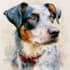 do watercolor pet portrait, dog portrait cat